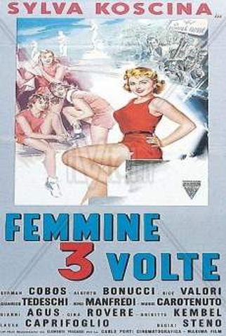 Poster 1 de Filme Três Vezes Mulher (1957)