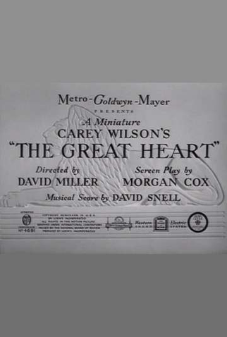 Poster 2 de Curta The Great Heart (1938)