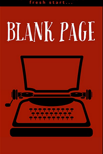 Poster de Filme Blank Page (2021)