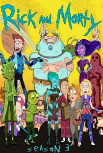 Rick and Morty (3ª Temporada) - Poster / Capa / Cartaz - Oficial 3