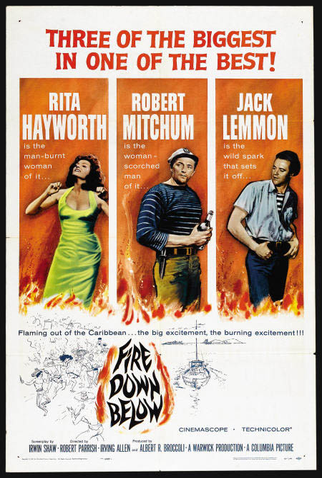 Poster 1 de Filme Lábios de Fogo (1957)