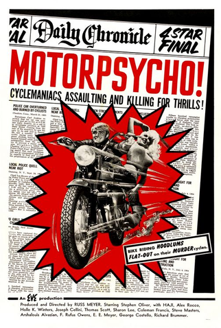 Poster 1 de Filme Motorpsycho! (1965)
