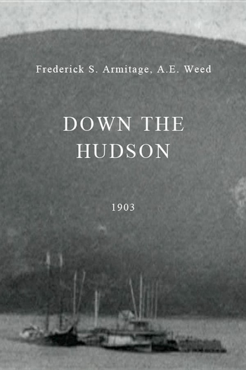 Poster de Curta Down the Hudson (1903)