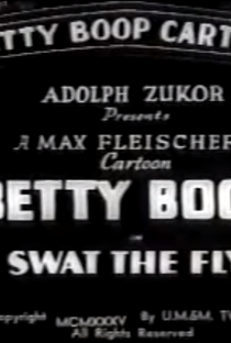 Betty Boop in  Swat the Fly - Poster / Capa / Cartaz - Oficial 1
