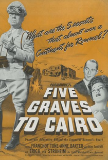 Cinco Covas no Egito - Poster / Capa / Cartaz - Oficial 3