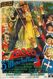 Zorro e os 3 Mosqueteiros - Poster / Capa / Cartaz - Oficial 1