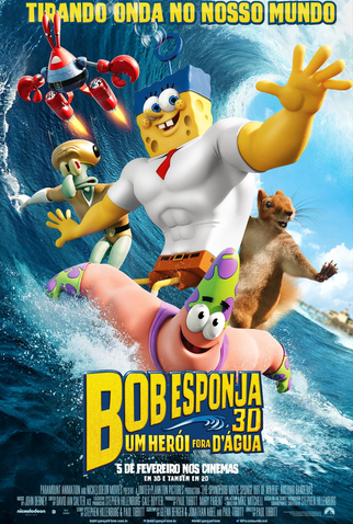 Poster 1 de Filme Bob Esponja: Um Herói Fora D'Água (2015)