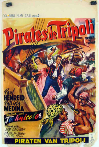 Poster 1 de Filme Corsários de Trípoli (1955)
