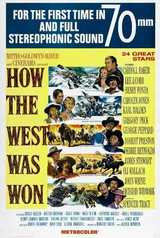 Poster 8 de Filme A Conquista do Oeste (1962)