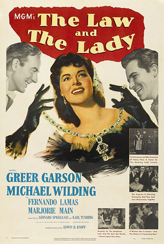 Poster 1 de Filme A Lei e A Mulher (1951)