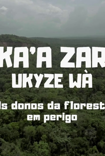 Ka’a zar ukyze wà - Os donos da floresta em perigo - Poster / Capa / Cartaz - Oficial 1