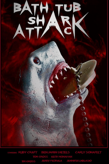 Poster de Filme Bathtub Shark Attack (2023)