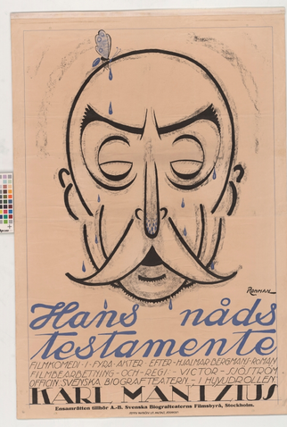 Poster 1 de Filme His Grace's Last Testament (1919)