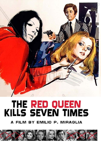 Poster 6 de Filme A Rainha Vermelha Mata Sete Vezes (1972)