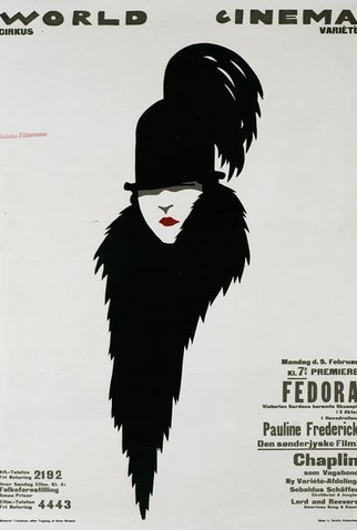 Poster 1 de Filme Fedora (1918)
