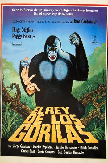 Poster de Filme El Rey de los Gorilas (1977)