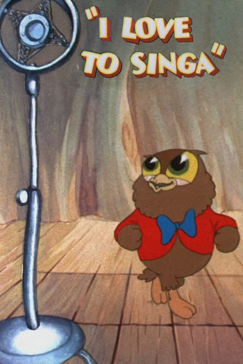 Poster de Curta I Love to Singa (1936)
