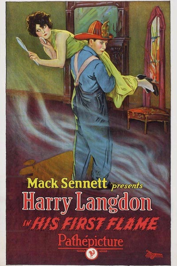Poster de Filme His First Flame (1927)