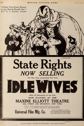 Poster de Curta Idle Wives (1916)
