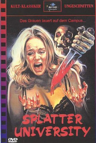 Poster 3 de Filme Splatter University (1984)