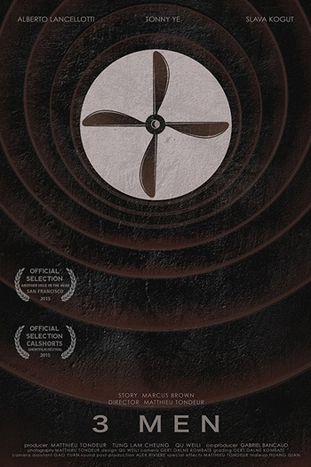Poster de Curta 3 Men (2015)