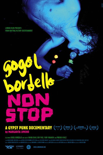 Poster de Filme Gogol Bordello Non-Stop (2008)