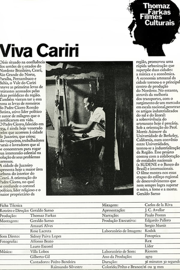  de Curta Viva Cariri! (1969)