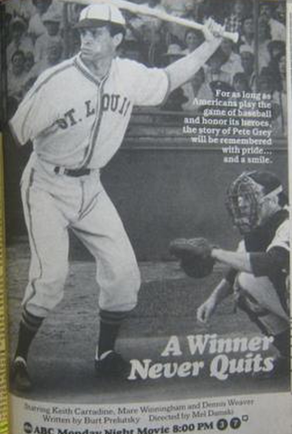 Poster 1 de Filme A Winner Never Quits (1986)