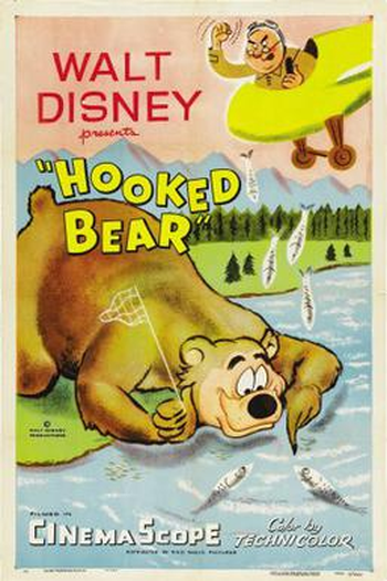 Poster de Curta Hooked Bear (1956)