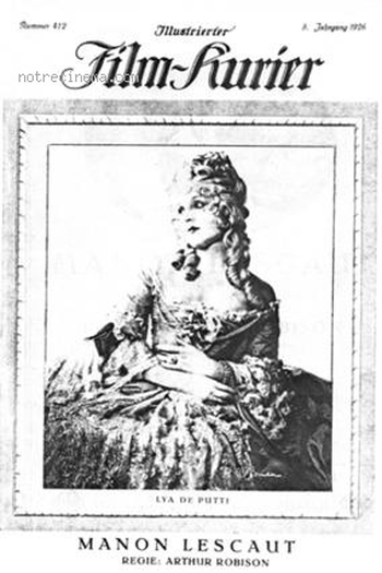  de Filme Manon Lescaut (1926)