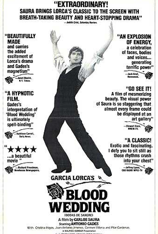 Poster 3 de Filme Bodas de Sangue (1981)