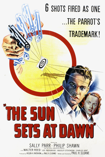 Poster de Filme The Sun Sets at Dawn (1950)