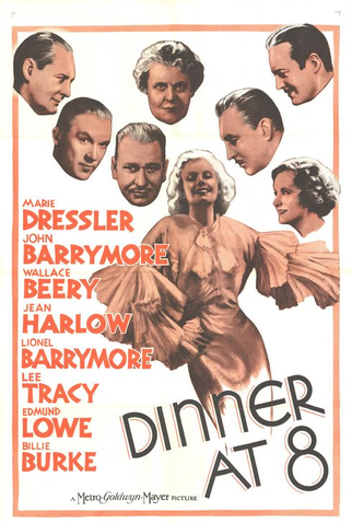 Poster 2 de Filme Jantar às Oito (1933)