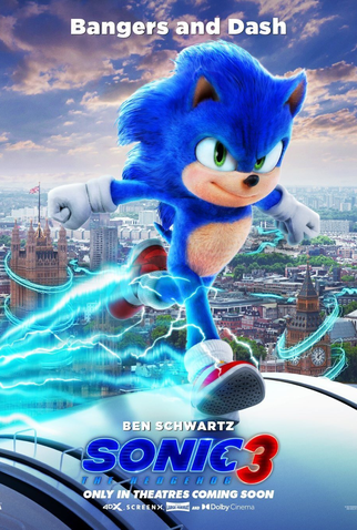 Poster 21 de Filme Sonic 3: O Filme (2024)