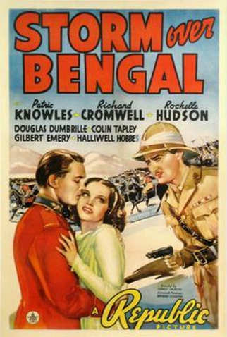 Poster 1 de Filme Tempestade Sobre Bengala (1938)