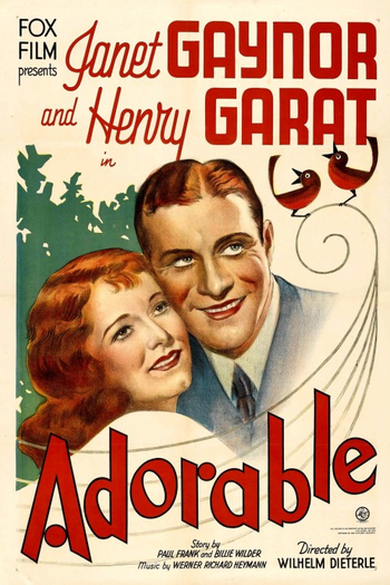 Poster de Filme Adorável (1933)