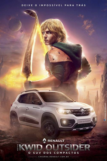 de Curta Renault - Kwid Outsider: Caverna do Dragão (2019)