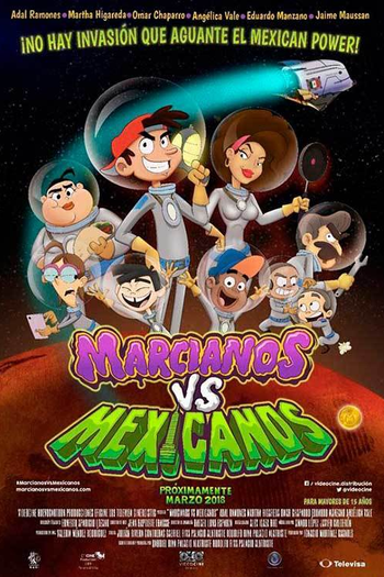 Poster de Filme Marcianos vs. Mexicanos (2018)