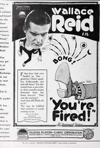 Poster 1 de Filme You're Fired (1919)