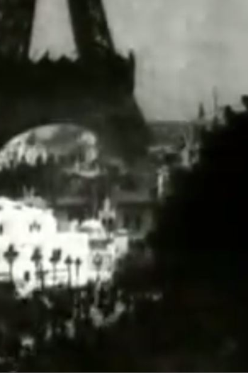  de Curta Eiffel Tower from the Trocadero Palace (1900)