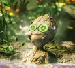 Groot Takes a Bath