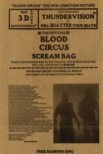 Blood Circus - Poster / Capa / Cartaz - Oficial 1