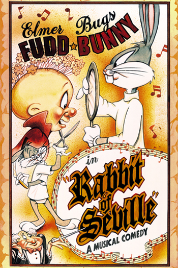 Poster de Curta O Coelho de Sevilha (1950)