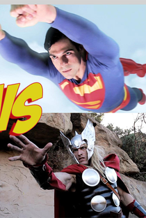 Superman vs. Thor - Poster / Capa / Cartaz - Oficial 1
