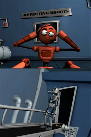 Poster de Curta Robô Defeituoso (2004)