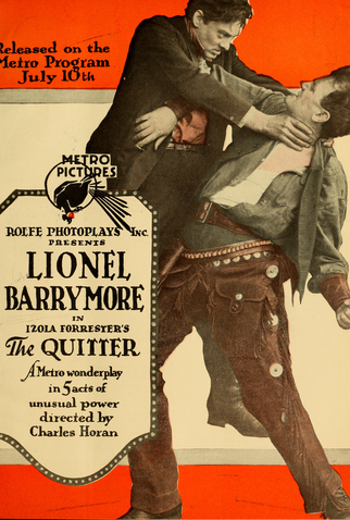 Poster 1 de Filme The Quitter (1916)