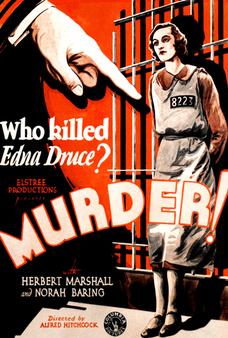 Poster 1 de Filme Assassinato (1930)
