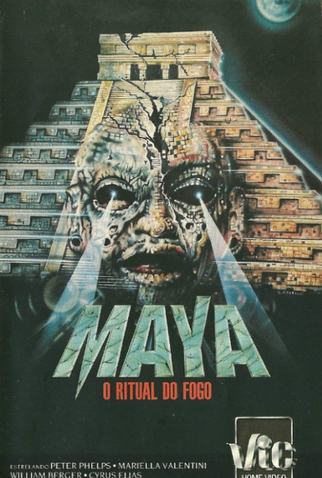 Poster 2 de Filme Maya, O Ritual do Fogo (1989)