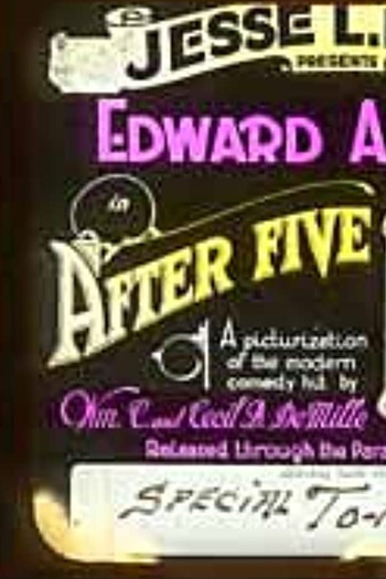 Poster de Filme After Five (1915)