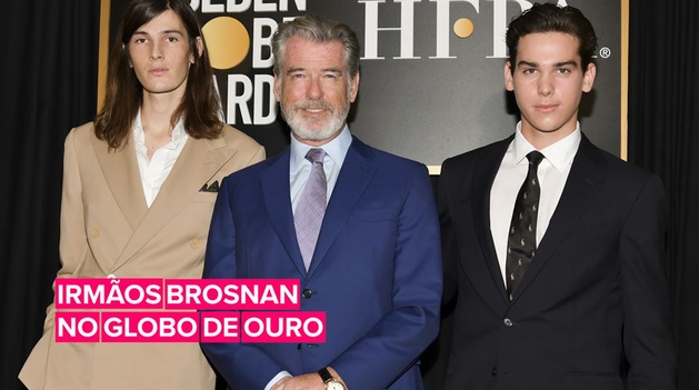 Filhos de Brosnan são embaixadores do Globo de Ouro